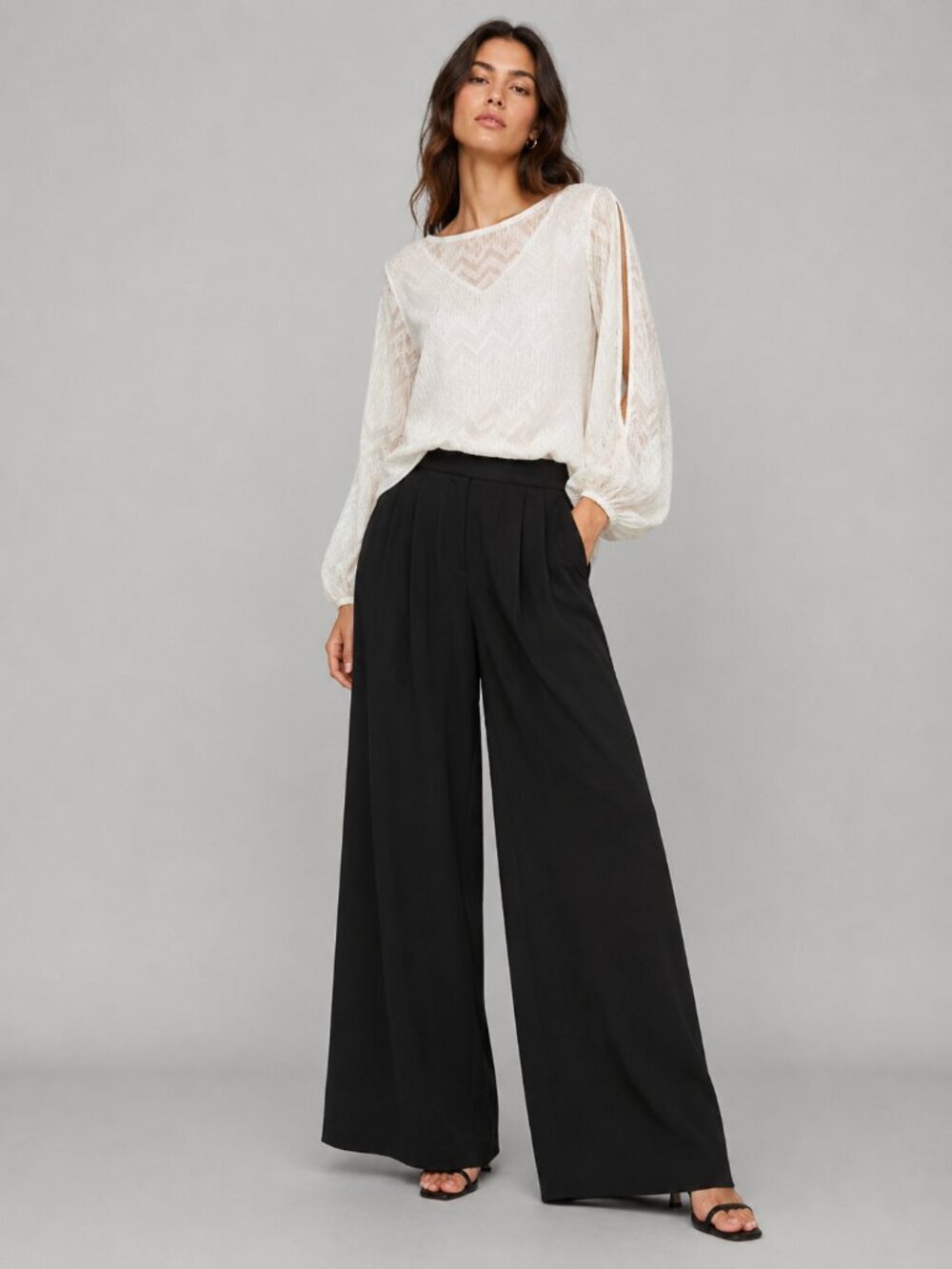 Joseph Ribkoff Chiffon Blouse - Picture 2 of 14